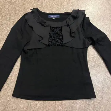 M'S GRACY 블랙 니트 40 프릴 포함