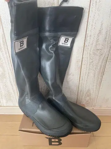 미사용 새상품 일본야생조협회 장화 레인부츠