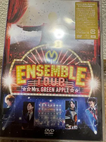 미개봉 Mrs. GREEN APPLE ENSEMBLE TOUR DVD