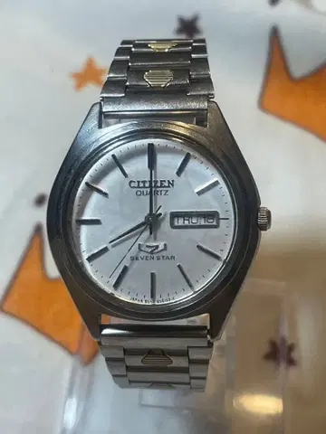 [ 작동품 ] CITIZEN SEVEN STAR 쿼츠 손목시계
