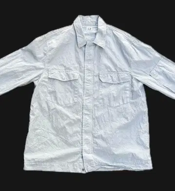 C.P. COMPANY 라이트 그레이 셔츠 자켓 나일론