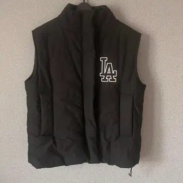 [ 새상품급 ] MLB 다저스 LA 로고 충전솜 다운 베스트 M 사이즈