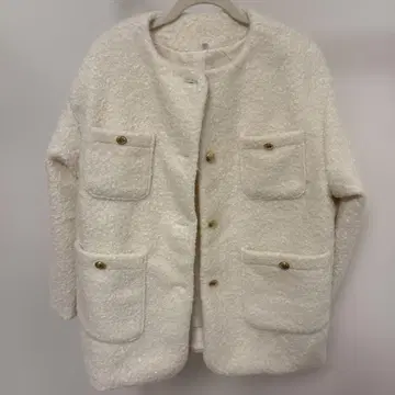 coca 미사용 새상품 보아 자켓 화이트 M 완판