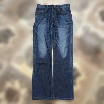 90's EDWIN BLUE TRIP 데님 청바지 스트레이트 빨간색