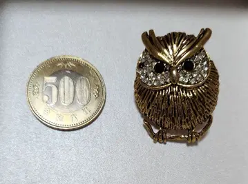 올빼미 디자인 브로치