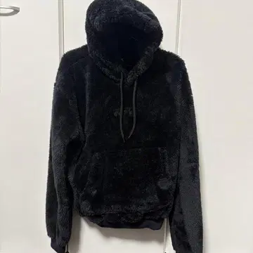 RVCA 루카 SHERPA HOODIE 보아 후드티 오버 사이즈 블랙