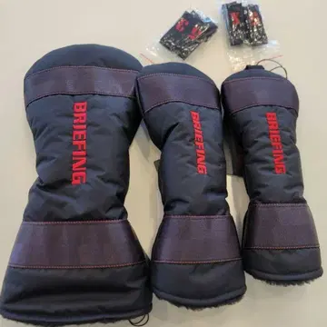 신상 새상품 BRIEFING CS 골프헤드커버 3종 세트 블랙