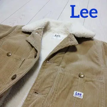 리 코듀로이 보아 자켓 베이지