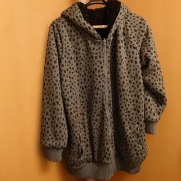 도트 무늬 보아 자켓 8L