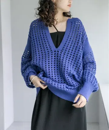 mystic 스키퍼 메쉬 니트