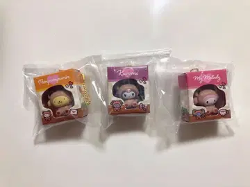 산리오 캐릭터즈 미니어처 패키지 컬렉션 3개 세트