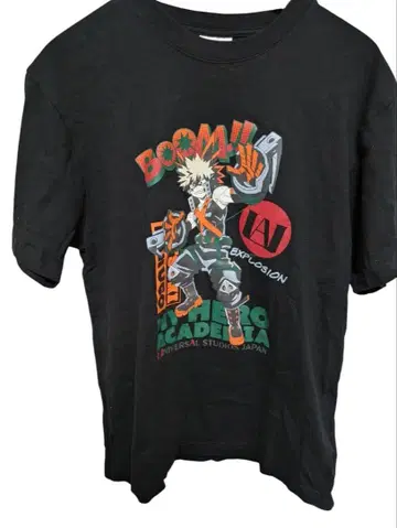 상태 A+ 바쿠고 카츠키 셔츠 유니버셜 스튜디오