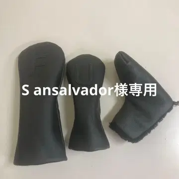 슈링크 가죽을 사용한 헤드커버와 퍼터 커버