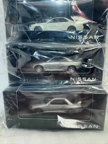 jms 후쿠오카 한정판 Nissan 스카이라인 GT-R 미니카 3대 세트