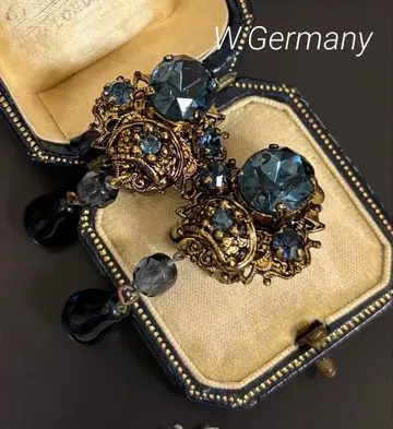 W. GERMANY 빈티지 귀찌 필리그리 드롭 타입