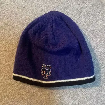 MLB 뉴욕 메츠 니트 캡 퍼플