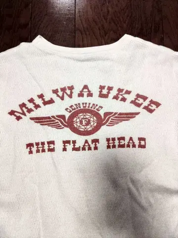 THE FLAT HEAD 서멀 롱 T 42 화이트