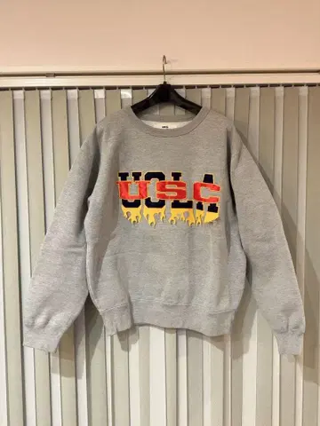 awok USC 로고 맨투맨 M 그레이