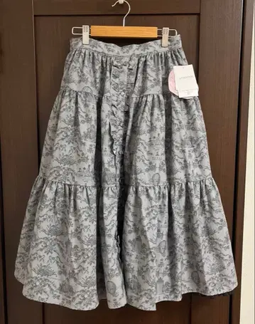 미사용 새상품 시마무라 x 아오키 미사코 니나스 스커트 [ 그레이 ]