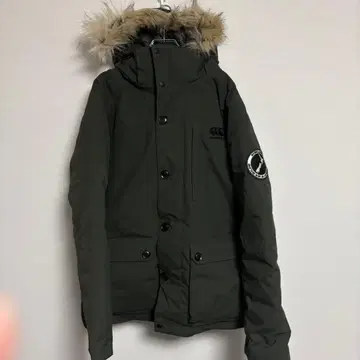 [컨디션 최상] canterbury 캔터베리 인버카길 다운 카키