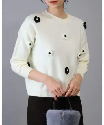 플라워 모티브 니트 마리콴트 안미누 obli 좋아하시는 분께