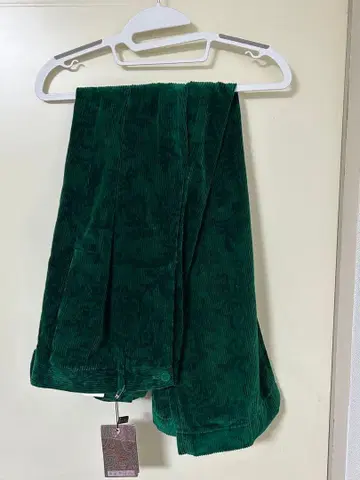 다크 그린 코듀로이 와이드 팬츠 택 포함 새상품 ETRO