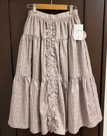 미사용 새상품 시마무라 x 아오키 미사코 니나스 스커트 [ 핑크 ]