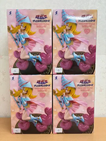 유희왕 블랙 매지션 걸 크리미 컬러ver 피규어 4개 세트