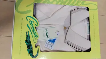 크로커다일 베이지 피케 셔츠 택 포함