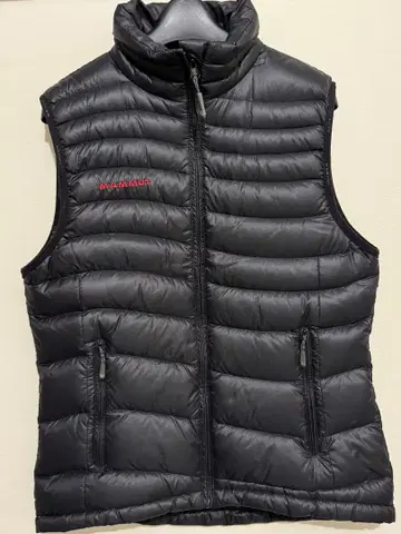 새상품급 MAMMUT 마무트 블랙 다운 베스트 750+