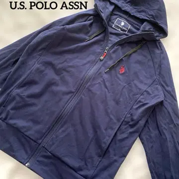 컨디션 최상 U.S. POLO ASSN 후드티 트랙 자켓 골프 M