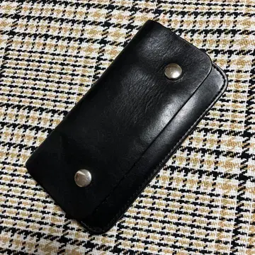 천연 가죽 트래커 지갑 장지갑