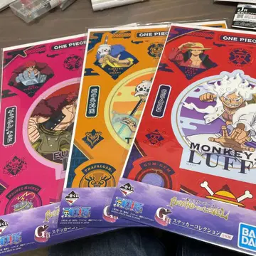 ONE PIECE 삼선장 스티커 제일복권 스티커 컬렉션