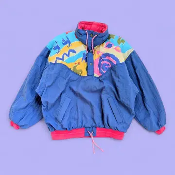 vintage 미국 빈티지 의류 클레이지 하프 지퍼 자켓