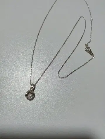 k10WG 다이아 펜던트 목걸이