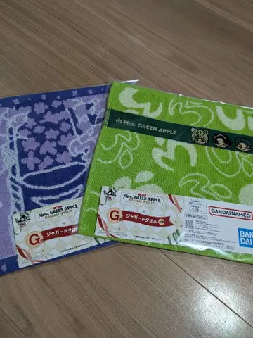 Mrs. GREEN APPLE 제일복권 G상 자카드 타월 2장 세트
