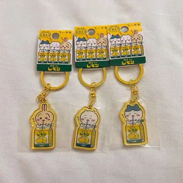 치이카와(먼작귀) 지역 한정 키링 세트 도치기 레몬