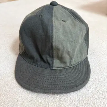 [ HIGHER ] 하이어 패널 캡 카키 짧은 챙 vintage