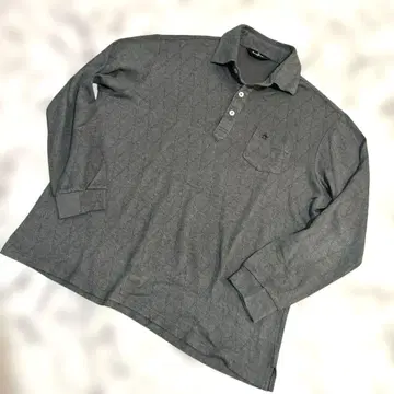 새상품급 먼싱웨어 골프 긴팔 셔츠 니트 그레이