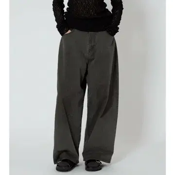 아스트라트 빅 벌룬 컬러 데님 팬츠 다크 그레이 사이즈 0