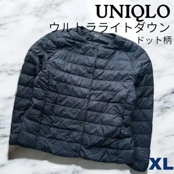 UNIQLO 유니클로 울트라 라이트 다운 경량 도트 XL 네이비