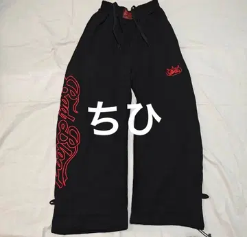 badblood 블랙 스웨트 팬츠