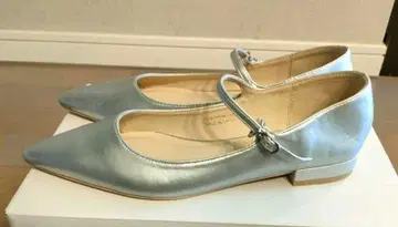 [ 미사용 ] 로데스코 스틸레토 플랫슈즈