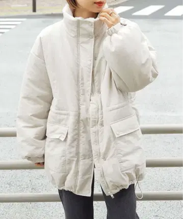 [ 새상품급 ] tiptop 충전솜 퍼 사용 멀티 way 블루종