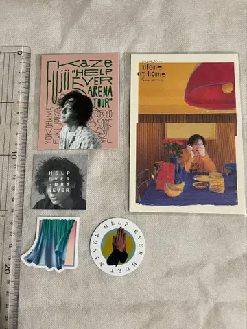 후지이 카제 엽서 & 스티커 세트