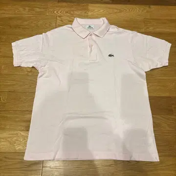 LACOSTE 핑크 피케 셔츠 사이즈 5