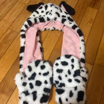 디즈니 101마리 강아지 머플러 캡