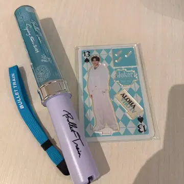 초특급 응원봉 아크릴 스탠드 세트 알로하 터콰이즈