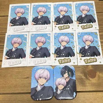 기사X 타케야키쇼 세븐 콜라보 포토 카드 캔뱃지