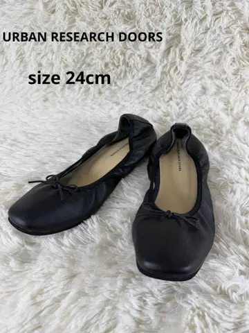 URBAN RESEARCH DOORS 발레 슈즈 펌프스 38 블랙